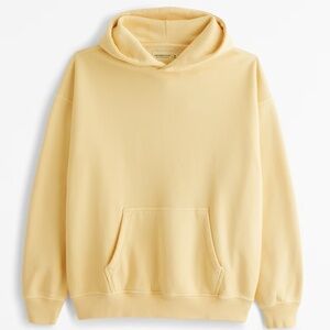 Abercrombie butter yellow hoodie